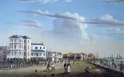 unknow artist View along the East Battery oil painting reproduction